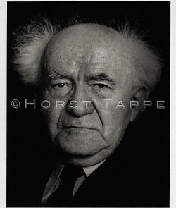 Ben Gourion, David · Londres, Grande-Bretagne, 1966 · BEND-001-01 © 1998 Fondation Horst Tappe