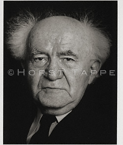 Ben Gourion, David · Londres, Grande-Bretagne, 1966 · BEND-001-02 © 1998 Fondation Horst Tappe