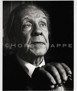 Borges, Jorge Luis · Rome, Italie, mars 1981 · BOR-001-01 © 1984 Fondation Horst Tappe