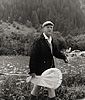 Nabokov, Vladimir · Loèche-les-Bains, Suisse, 1965 · NAB-022 ©  Fondation Horst Tappe
